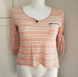 Ginger G Striped Henley